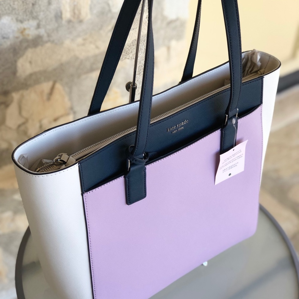 NWT kate spade triple compartment laptop tote - Picture 2 of 8